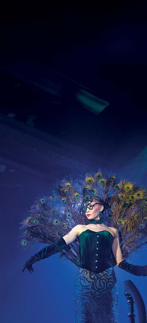 WHERE DINNER DAZZLES WITH DRAMA